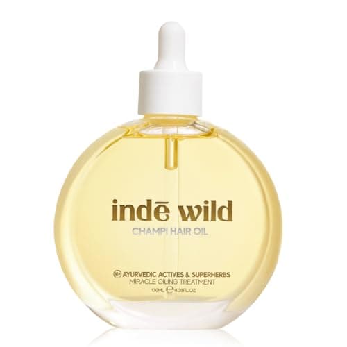 indē wild Champi Hair Oil With Rosemary Oil, Brahmi, Amla, Bhringraj | Ayurvedic, Hair Growth, Controls Dandruff, Hairfall | Soothing Fragrance | 130ml