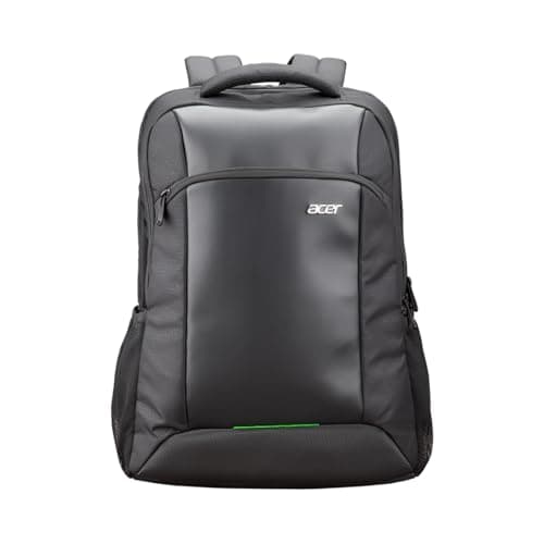 acer Trenzo New Airmesh Padded Premium Black 15.6" Laptop Backpack I USB Charging, 23 Litres 2 Spacious Compartment I Multipurpose Univeral Trendy Bagpack