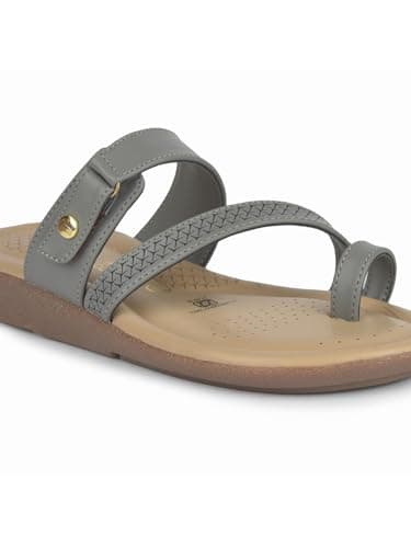 Bata Comfit Bianca Toe Ring E Women's Brown Flat Sandals - 7 UK (5714045) 5