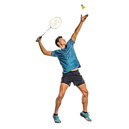 Silver's Drive Badminton Kit (2 Racquets with Full Cover)(Yellow/Black) 5