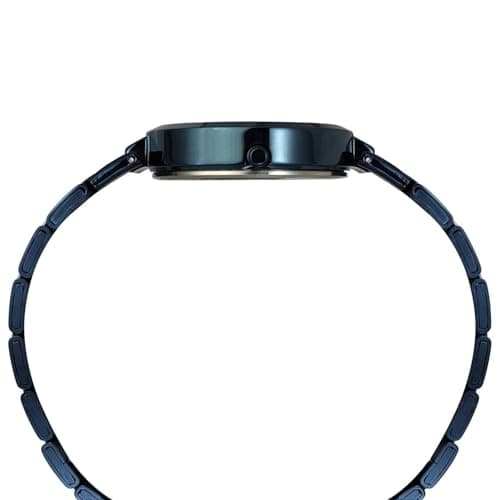 TIMEX Analog Watch for Women with Blue Round Dial & Blue Stainless Steel Bracelet Band Water Resistant Women's Wrist Watches - TW000X268 4