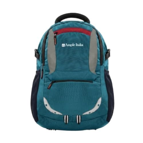 AMPLE ITALIA 40L Laptop Backpack for Men | Fits up to 16 Inch Laptops | 3 Main Compartments Water Resistant Office Bag | Padded Ergonomic Shoulder Straps | (Aqua Green)