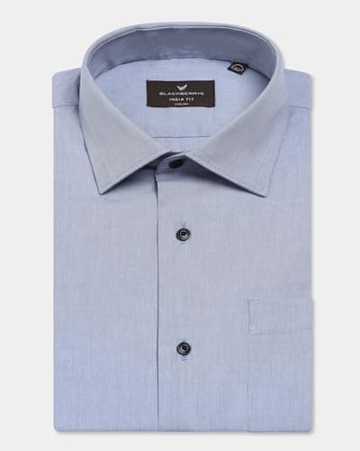 Blackberrys Men India Slim Fit Formal Shirt Light Grey 5