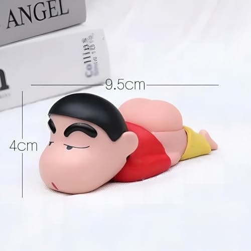 RVM Toys 10cm Shinchan Figurine Cartoon Action Figure Toys Funny for Boys & Girls PVC Car Dashboard Table Toy Red 3