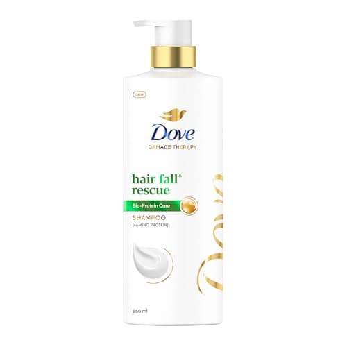 Dove Hair Fall Rescue Shampoo 650 ml|| For Damaged Hair|| Hair Fall Control for Thicker Hair - Mild Daily Anti Hair Fall Shampoo for Men & Women