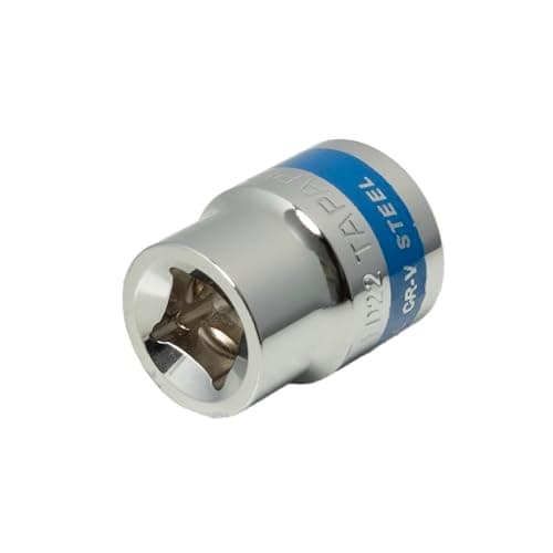 Taparia 1/2" Square Drive Socket (22 mm)- 12 Point or Bi Hex sockets for std Nuts and Bolts Compatible W/Ratchets, L Handles, Wrenches, Power Tools-Automotive & Mechanical work-DIY 2