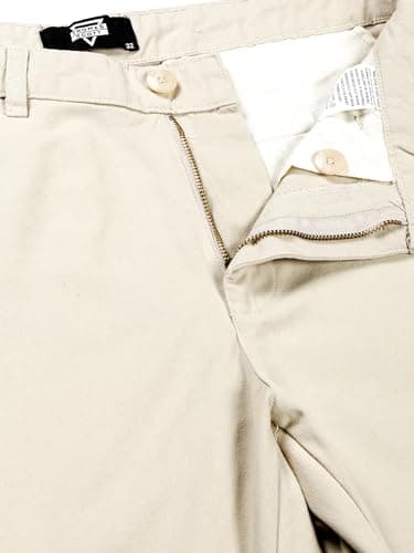 Thomas Scott Men's 100% Cotton Slim Fit Casual Chino Trouser (Cream, 34) 5