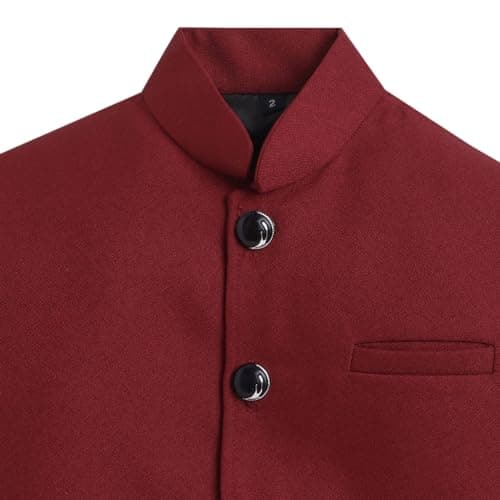 Hopscotch Baby Boys Cotton Blend Formal Set in Maroon Color For Ages (12-24 Months) 3