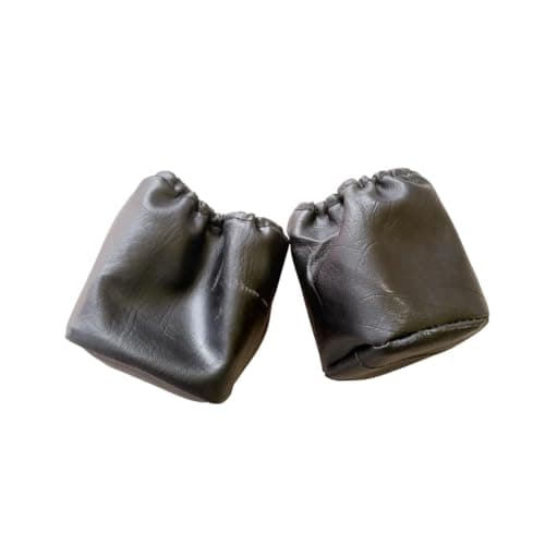 RoadReligion® Premium Leather Fog Light Covers (Big Size) – Protective Dust & Scratch Guard, Set of 2 2