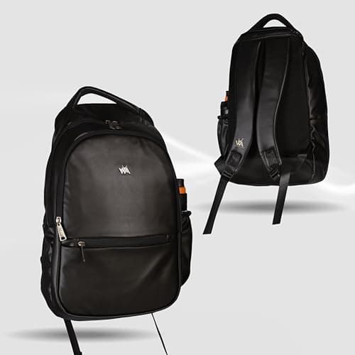 Wild Adventure Spacious/Large multi Compartment Laptop Backpack | College Bag, Travel Bag for Men Women Boys & Girls | Black | 33 L Capacity (Black) 3