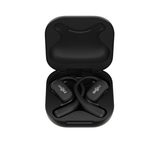 SHOKZ OpenFit True Wireless Open Ear Bluetooth Headphones with MIcrophone, Waterproof, Fast Charging, 28hr Playtime, Compatible with iPhone and Android - Black 5