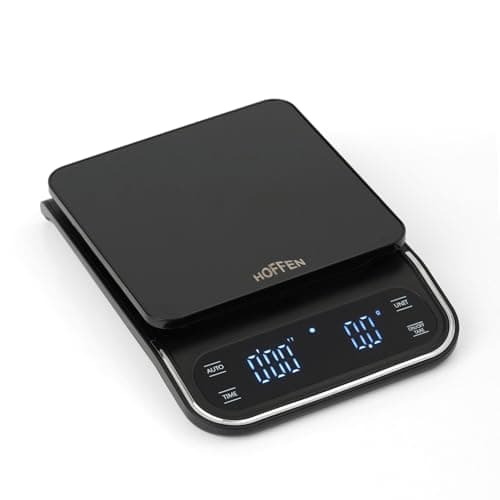 Hoffen Digital Kitchen Weighing Scale, Weight machine with Timer for use of accurate taste of coffee every time for coffee Lovers, 2 Year Warranty & Battery Included 6