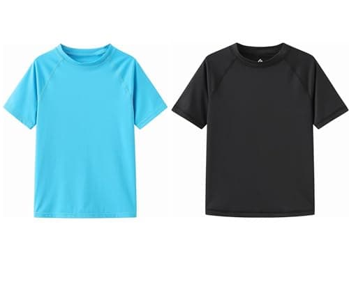 Aqua Holic Kids Sports T Shirts in Zipdry Fabric Regular Fit Moisture Wicking Polyester 32