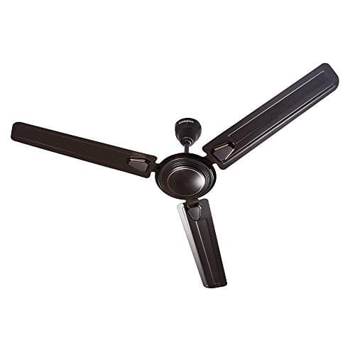 Crompton Super Briz Deco 1200 mm (48 Inch) High Speed Decorative Ceiling Fan (Smoked Brown), Pack Of 1, 4 stars