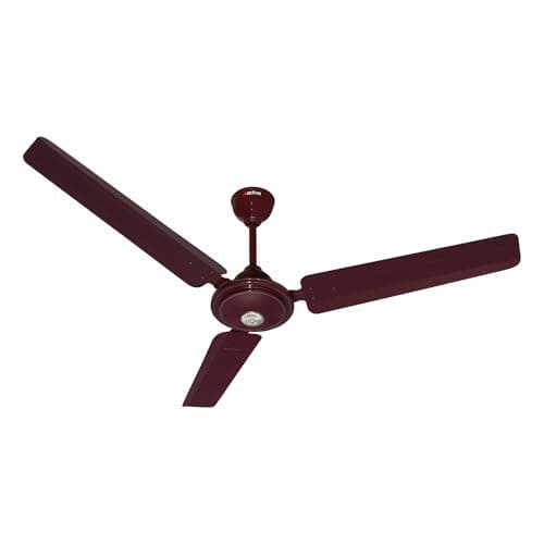 ACTIVA Apsara 1200mm Ceiling Fan, 390 RPM High Speed Air Delivery, Aerodynamic Large Sweep Blade for Air Delivery in Every Corner, 60 Watt Motor, 2 Years Warranty (Brown)