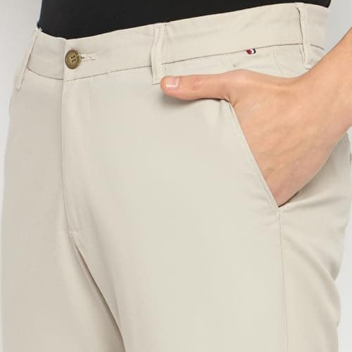 Duke Urban Men Cotton Chinos Trousers (SDT4611_Cream_36) 6
