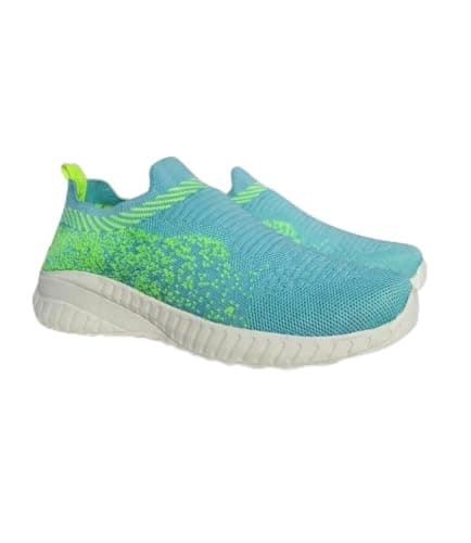 Fabbmate Breathable Light Weight Running Slip On Sneakers for Women (Sky, UK Footwear Size System, Adult, Women, Numeric, Medium, 8)