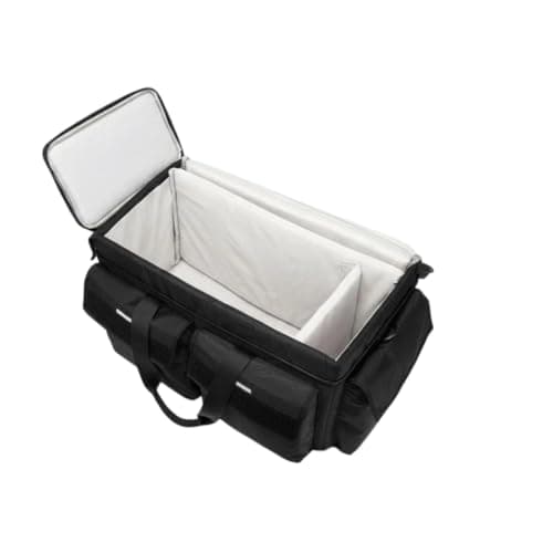 bnf® Structured Camera Shoulder Bag Zippered Padded Camera Bag Top Carry Handles Light Light-Colored Lining for Photographers, Photo Shoots, Travel, M, 4319A