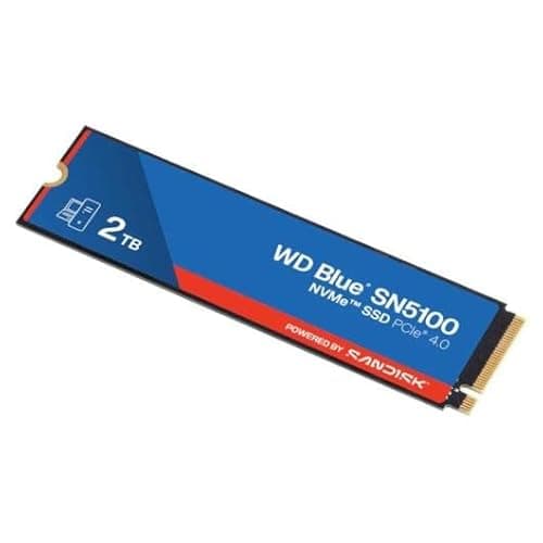 Western Digital WD Blue SN5100 NVMe 2TB, Upto 7100MB/s R, 5Y Warranty, PCIe Gen 4 NVMe M.2 (2280), Internal Solid State Drive (SSD) (WDS200T5B0E-00CPE0) 4