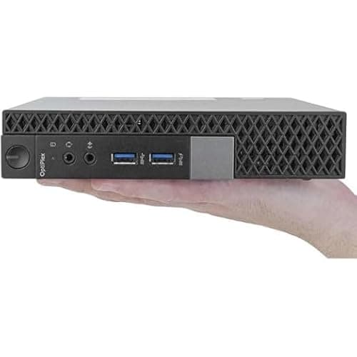 Tiny Desktop PC | Core i3 6th Gen | 8 GB RAM | 256GB SSD | Windows 11 Pro | MS Office | Adapter | Tested & Ready | WiFi Dongle |6 Months Seller Warranty (256, GB, 8, GB)
