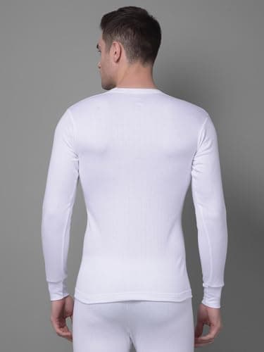 Dollar Wintercare Esteem Men's Thermal Round Neck Vest (MWMF-ES-001-S/24-WHT_XL_8909141049966) 4