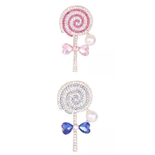Meadawgs® 2X Cute Candy Brooch Pin Dress Jewelry Collection for Christmas Wedding Xmas|Clothing, Shoes & Accessories | Womens Accessories | Key Chains, Rings & Finders|2 Pieces Brooch