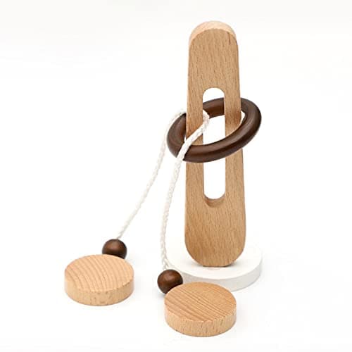 Fashion My Day® Wooden String Puzzle Brain Teaser Educational Toys Logical Game for Kids Adults| Toys & Hobbies | Puzzles | Contemporary Puzzles | Brain Teasers & Cube/Twist 5