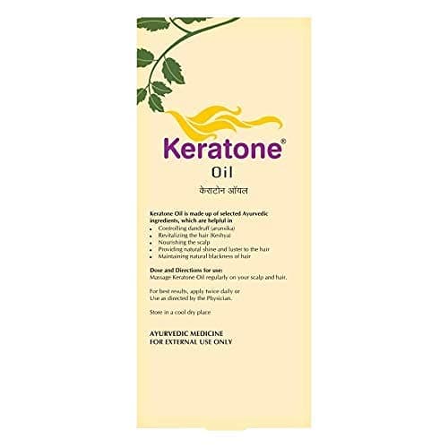 BREEMETIC Dabur Keratone Oil - 100ml | Ayurvedic Hair Oil For Hair Nourishment & Hair Revitalization | Controls Dandruff | Maintains Hair Blackness 4