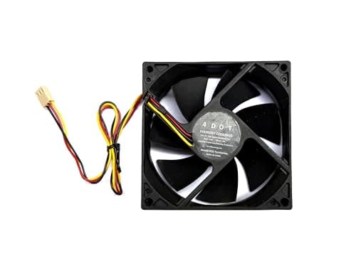 Fourdot Coolings 92mm 4inch Cabinet Cooling Fan 12V DC Model 9225 with 3 Pin Connector