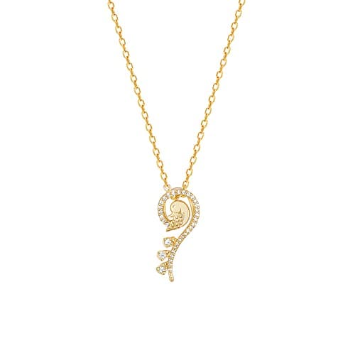GIVA 925 Silver Golden Delicate Peacock Pendant with Link Chain | Gifts for Girlfriend, Gifts for Women and Girls |With Certificate of Authenticity and 925 Stamp | 6 Months Warranty*