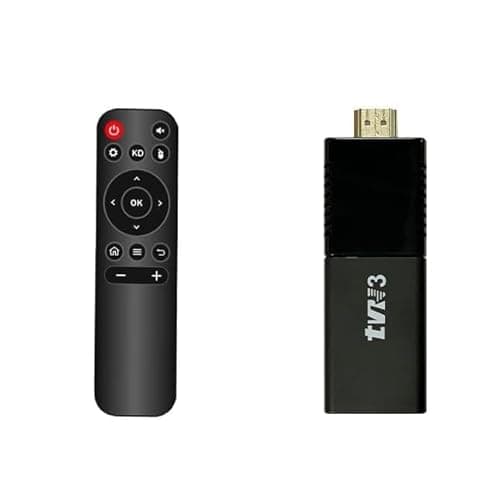 FORIDA Portable TVR3 Smart Android 7.3 TV Stick, 4K HDR Streaming Device with 4GB RAM 32GB Storage, Amlogic S905 Quad-Core, WiFi 2.4GHz, HDMI Media Player for TV, Home Theater Setup