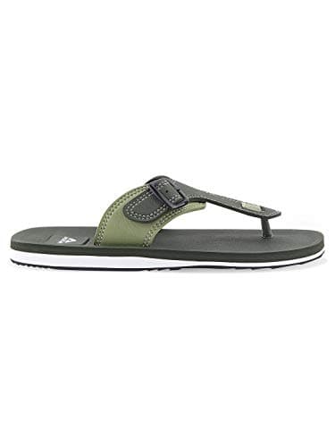 Adda Men's Olive Green Flip-Flops - 7 UK 4