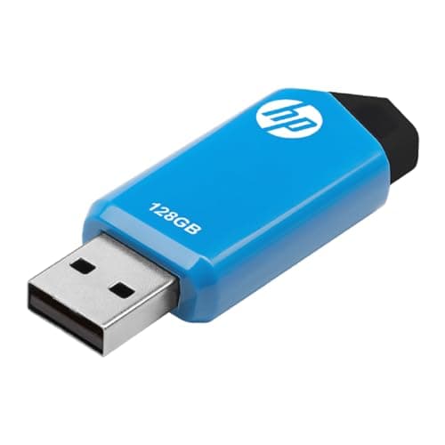 HP USB 2.0 Flash Drive 128GB v150w-Blue 3