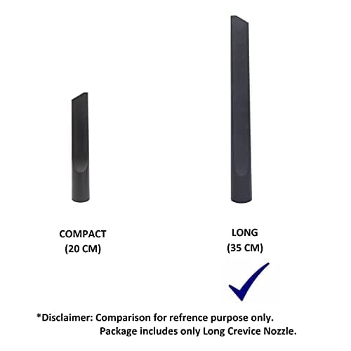 VMTC Long Crevice Nozzle Vacuum Cleaner Accessory 32mm - for Eureka Forbes (Some Models), HUBERTT etc. 4