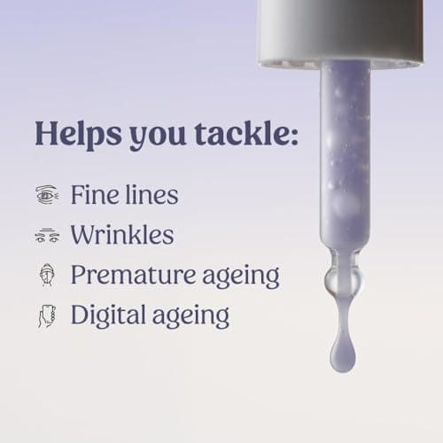 Vilvah Better Ageing Face Serum | Bakuchiol & Blue Pea Extract | Helps Reduce Fine Lines & Wrinkles | Firms, Hydrates & Strengthens Skin Barrier | Beginner-Friendly & Pregnancy-Safe | 20ml 5