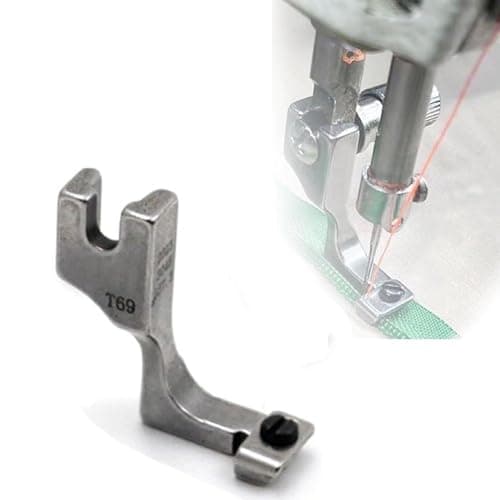 SIVANA's T69 Adjustable Invisible Zipper Foot for Sewing Machine – Heavy Duty Metal Presser Foot for Tailoring, DIY, Boutique Use – Compatible with Usha, Singer, Brother, and More