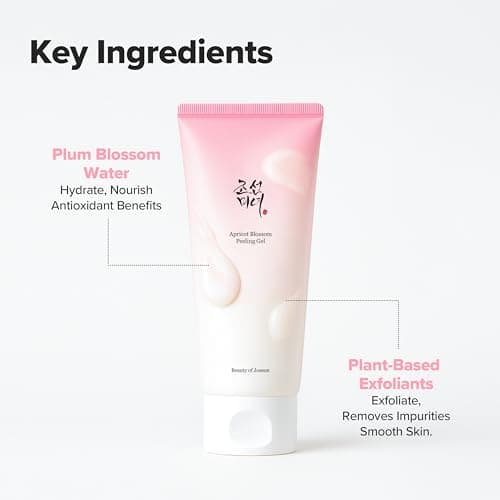 Beauty of Joseon Apricot Blossom Peeling Gel Soft Exfoliating Face and Body Scrub Dead Skin Cells Remover for All Skin Types, Korean Skincare for Men Women, 100ml 5