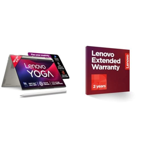 Lenovo Yoga 7 2-in-1 Intel Core Ultra 7 256V,Copilot+ AI PC(16GB RAM/1TB SSD/14(35.5cm) WUXGA OLED/47 Tops/Win 11/Office Home 2 2 Year Onsite Warranty + Accidental Damage Protection