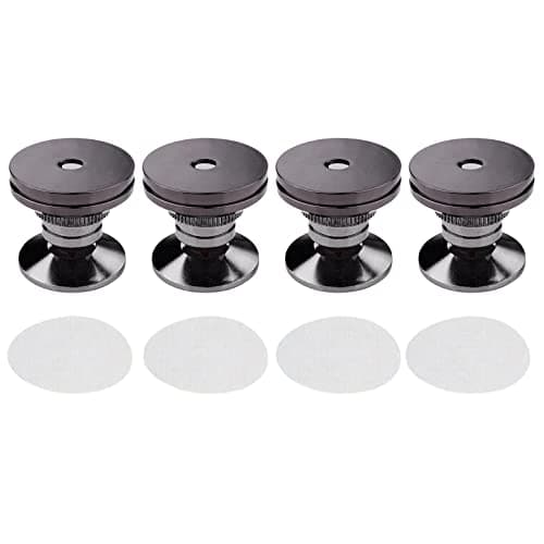 Meadawgs® 2x4PCS Speakers Stand Spikes Loudspeaker Box Nails Pads Alloy Black| TV Video & Home Audio | TV Video & Audio Accessories 5