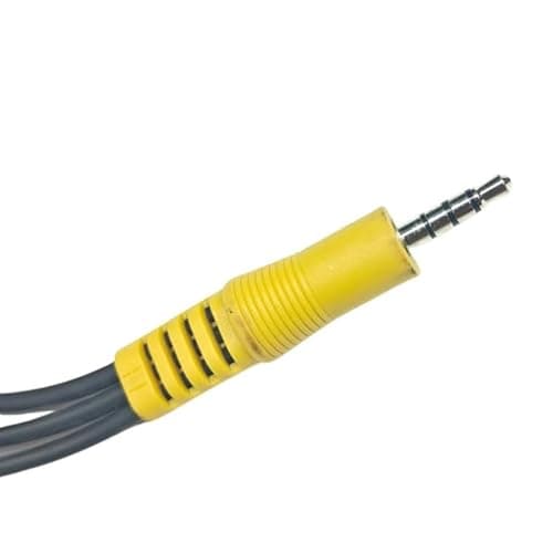 Erh India 3.5mm Male to 3 RCA Female AV Adapter AUX Cable – Stereo Jack to Red White Yellow Audio Video Converter for TV, Projector, DVD & Home Theater 4