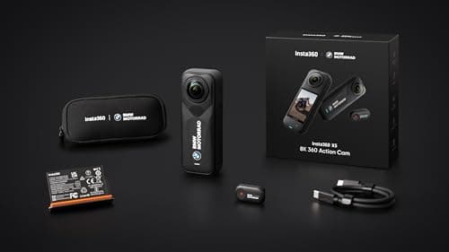Insta360 X5 8K 360 BMW Motorrad Edition Action Camera, Black 2