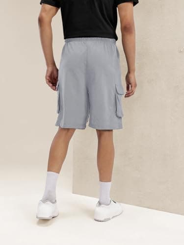Pinkmint Mens Cotton Lycra Yoga Short Men Summer Running Gym Sports Shorts with Pockets Shorts for Men (Available in Plus Size) 3