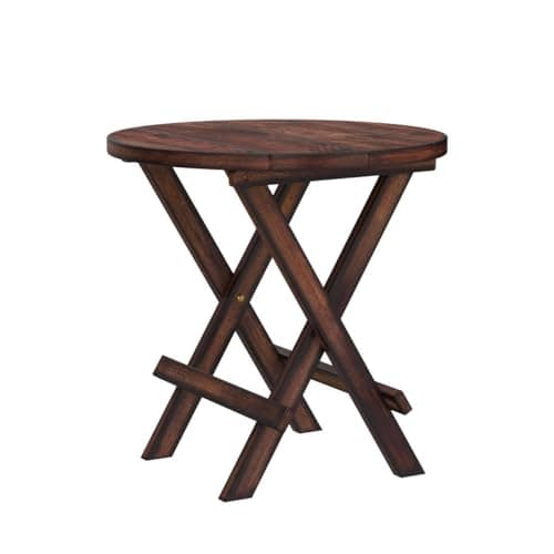 Care 4U ® Beautiful Wooden Antique Folding Side Table (Brown) 4