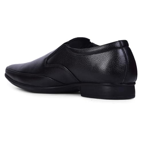 Liberty Fortune HOL-132E Formal Non-Lacing Moccasin Shoes for Men - Formal Shoes for Men – Stylish, Cushione – Business, Wedding, Office Wear – Black, Brown, Tan – Lightweight & Comfortable 3
