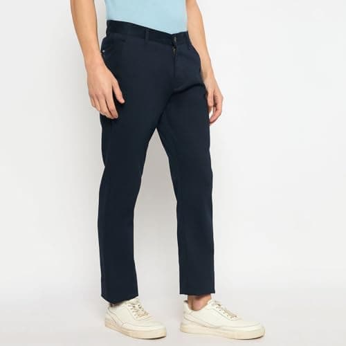 Duke Urban Men Cotton Chinos Trousers (SDT4595_Navy_38) 5