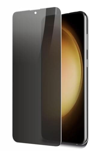 JGD PRODUCTS 100% Fingerprint Unlock Support Privacy Tempered Glass for Samsung Galaxy S22, S23 5G Anti-Spy, Anti-Glare Screen Protector, Full Coverage, 9H Hardness With Installation Kit