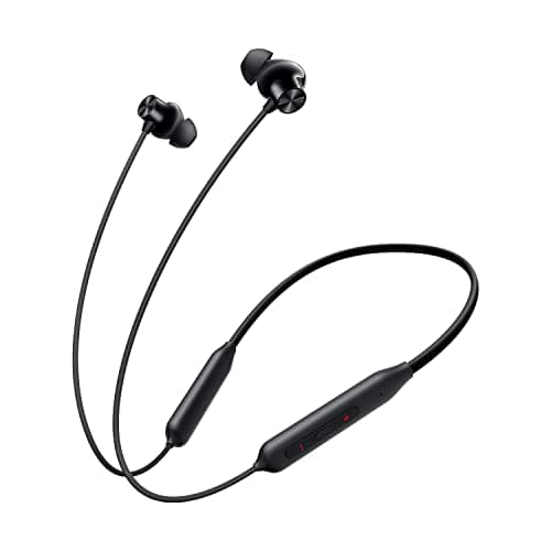 for OnePlus Bullets Wireless Z3 in-Ear Neckband with 12.4mm Drivers, 3D Spatial Audio,10 mins Charge for 27 hrs Playback, AI Call Noise Cancellation, 4 EQ preset (Black & Yellow)
