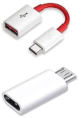 A I Star V8 USB 3.0 to Type-C OTG Cable with OTG V 8 Male-Female Adapter Mouse, Pendrive Connector Compatible with All C Type Supported Devices