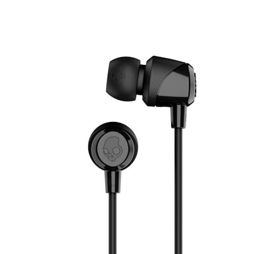 Skullcandy Jib in-Ear Wired Earbuds with Mic, 3.5mm Jack, Supreme Sound, Noise Isolation, Detachable Cable, Works with Phones, Laptops & PCs (Black) 2