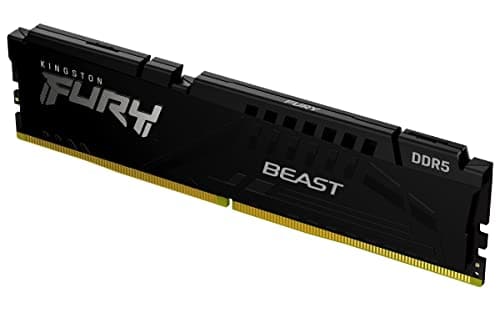 Kingston Fury Beast 16GB 5600MT/s DDR5 CL36 DIMM Desktop Memory Single Module KF556C36BBE-16